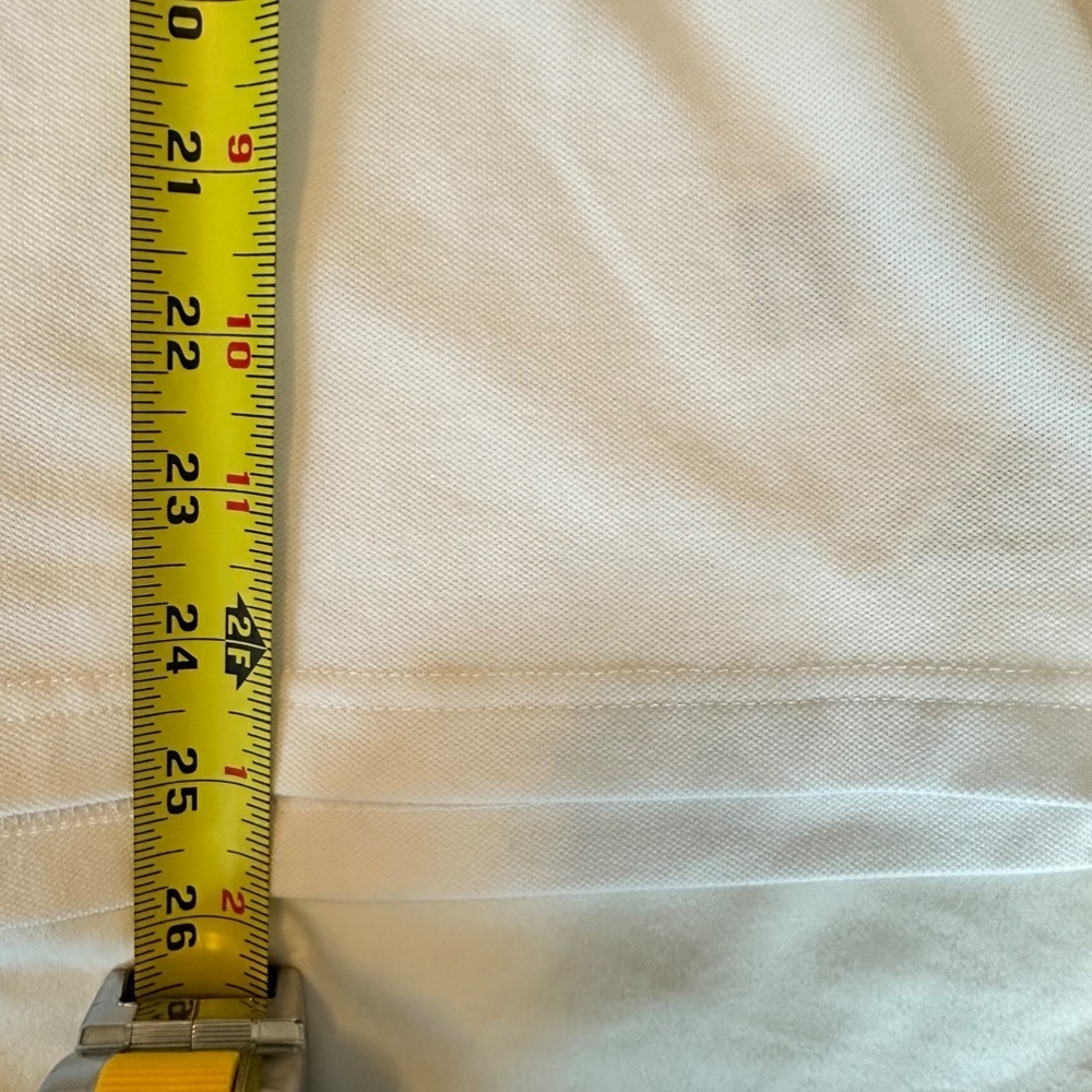 J.Crew Men’s Flex Piqué Polo — White | Size Large | Untucked Fit - Picture 5 of 5